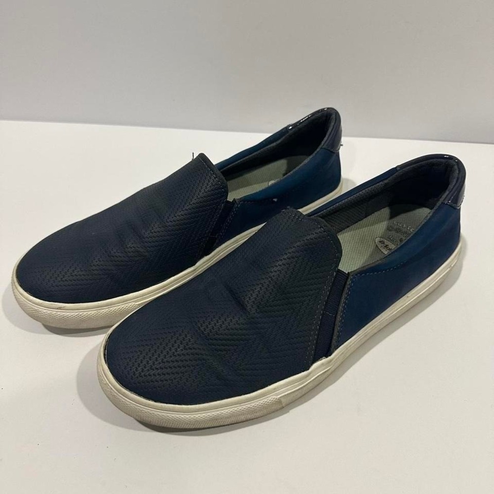 Dr. Scholl's Nova Slip On Sneakers woman size 7.5 Navy Blue